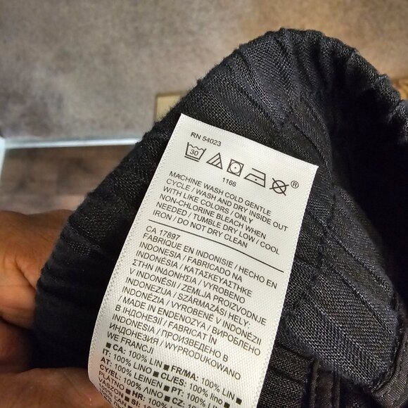 Athleta Linen wide  leg pants - Picture 11 of 14